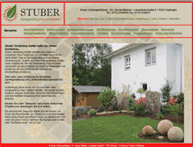 Tablet Screenshot of gartenbau-stuber.de